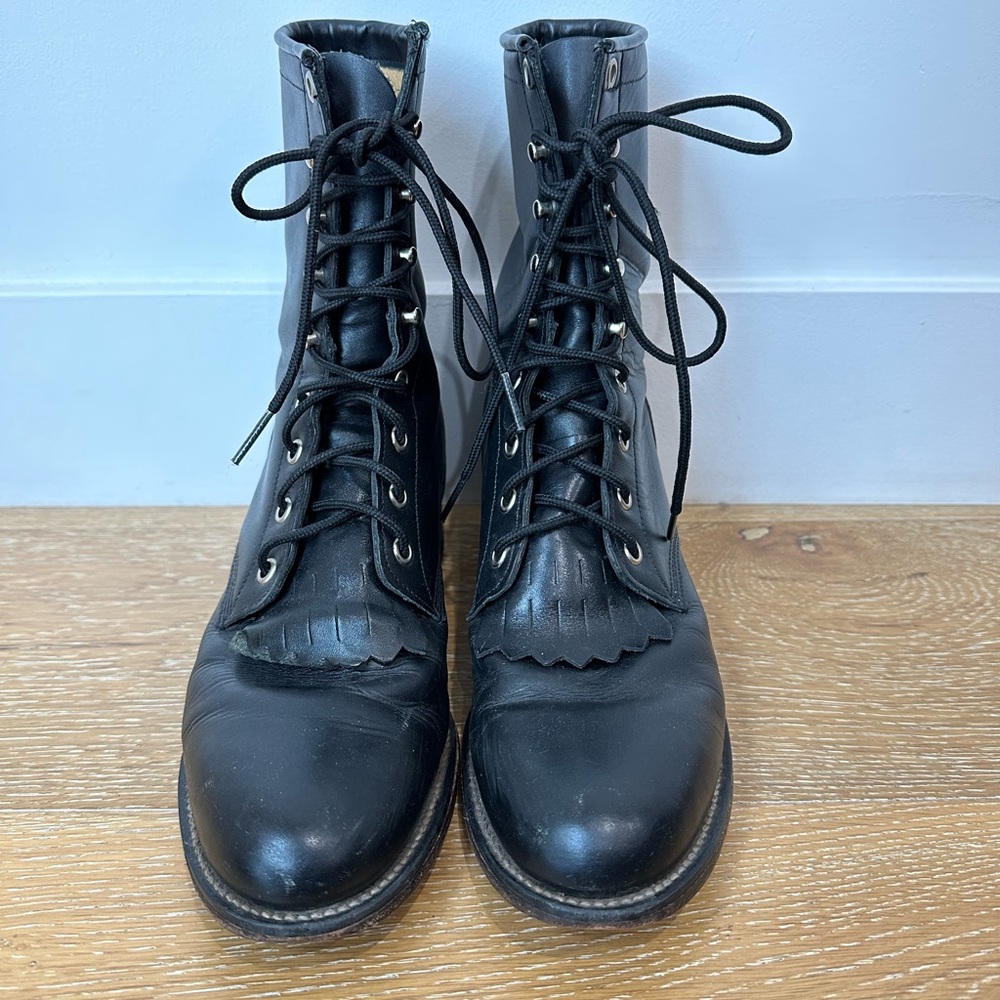 Justin Lace Up Riding Boot